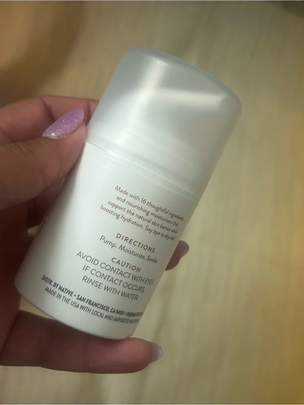 Native Moisturizing Facial Lotion